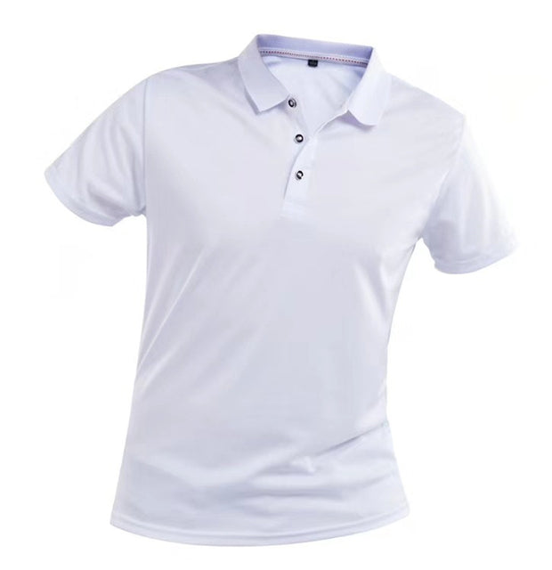 Polo Shirt Casual Solid Short Sleeve