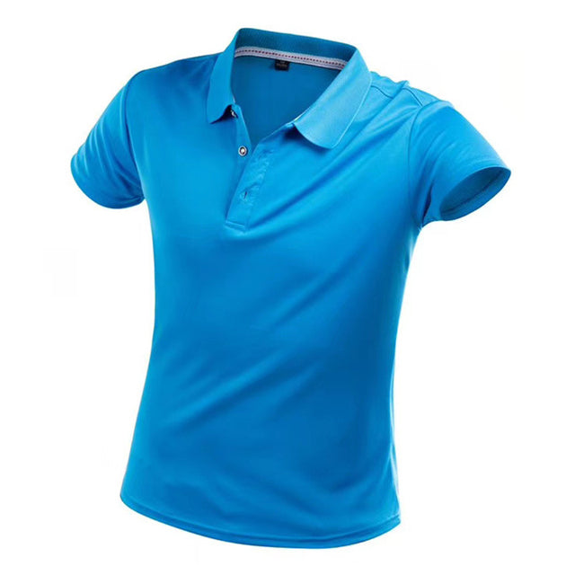 Polo Shirt Casual Solid Short Sleeve