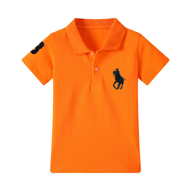 Solid color soft cotton  Polo Shirt