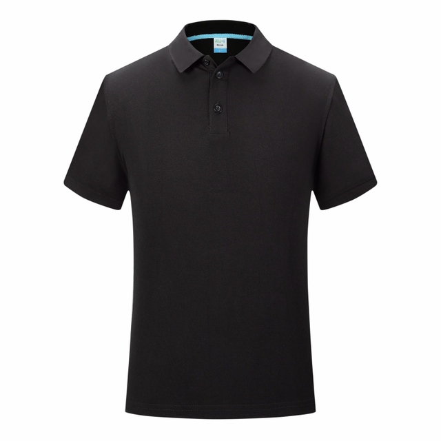 Business Lapel POLO Shirts Solid Color Cotton