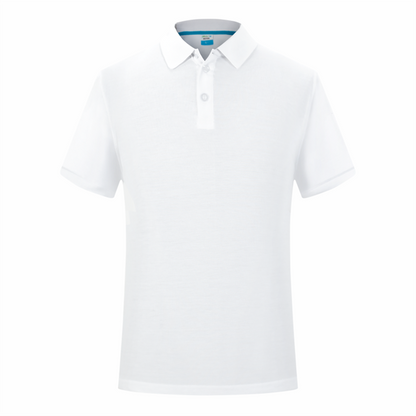 Business Lapel POLO Shirts Solid Color Cotton