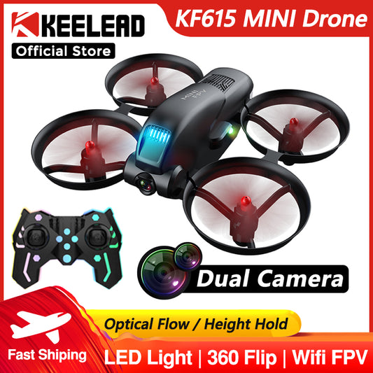 Mini Drone with 4K HD Dual Camera