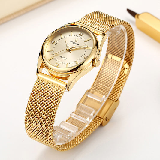 Luxury Brand Dress Gold Watch