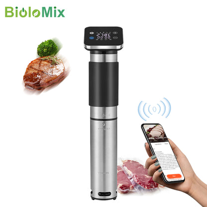 BioloMix 5th Generation Stainless Steel WiFi Sous Vide Cooker