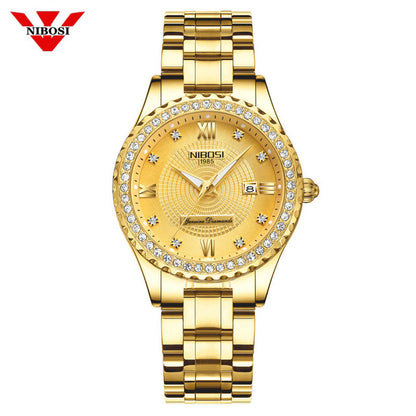 luxury Gold Ladies Watch