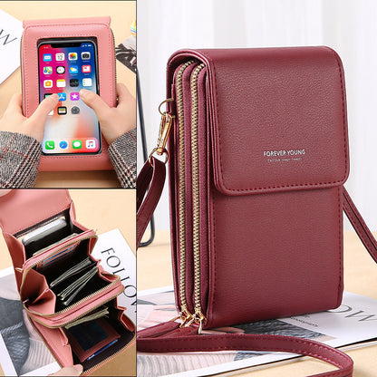 Long Purse Multi Functional Cell Phone Pocket Girls Bag