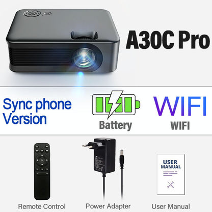 AUN MINI Projector Smart TV WIFI Portable