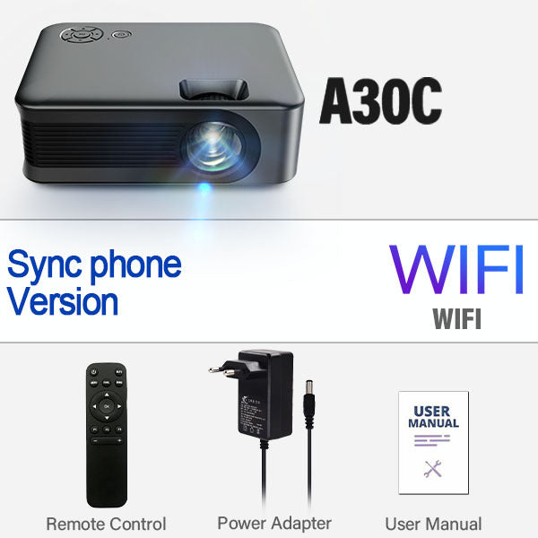 AUN MINI Projector Smart TV WIFI Portable