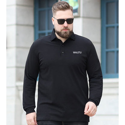 Autumn Summer Plus Size Men Polo Shirts 10XL