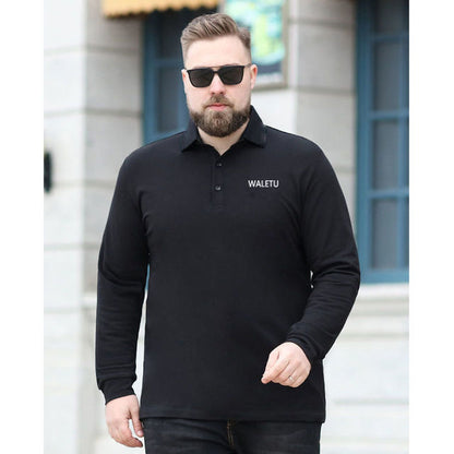 Autumn Summer Plus Size Men Polo Shirts 10XL