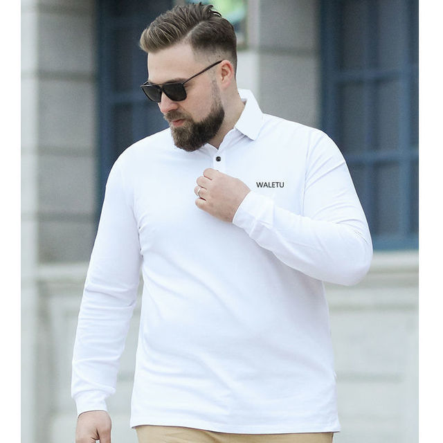 Autumn Summer Plus Size Men Polo Shirts 10XL