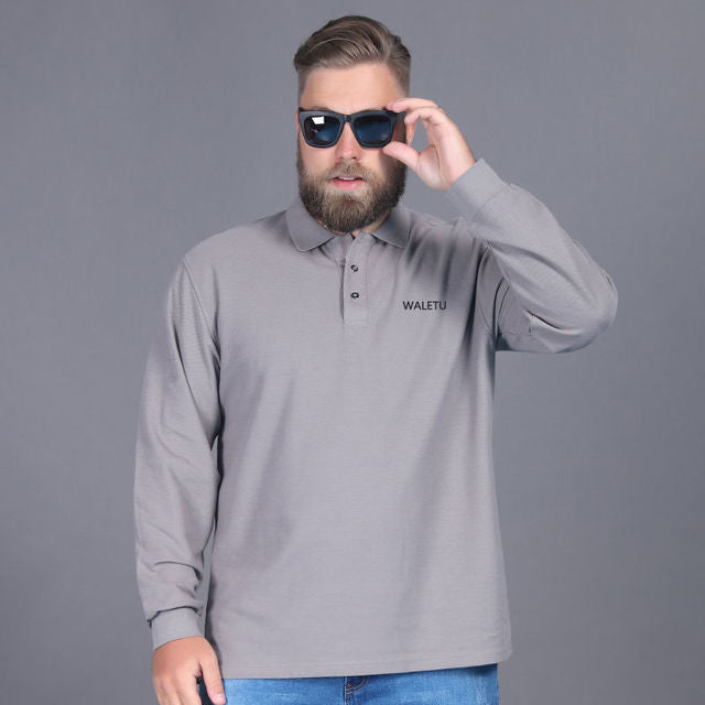 Autumn Summer Plus Size Men Polo Shirts 10XL