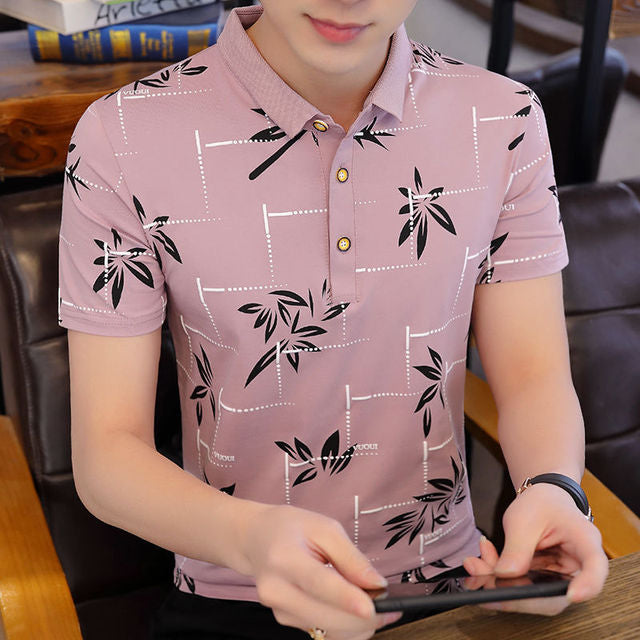 Cotton Polo Shirts Men Summer Fashion Clothing Men Tops