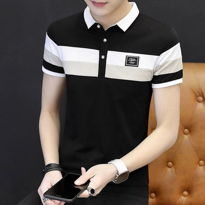 Cotton Polo Shirts Men Summer Fashion Clothing Men Tops