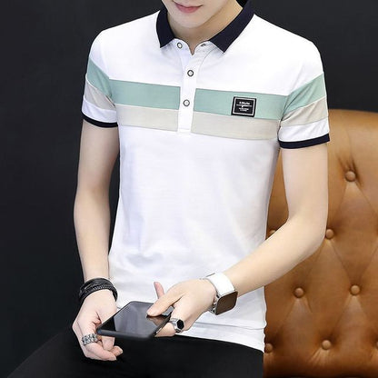 Cotton Polo Shirts Men Summer Fashion Clothing Men Tops