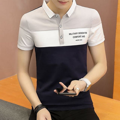 Cotton Polo Shirts Men Summer Fashion Clothing Men Tops