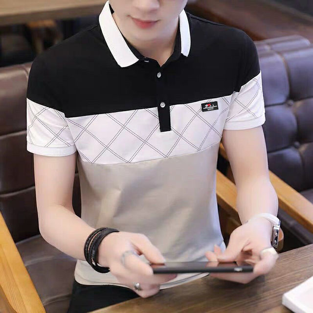 Cotton Polo Shirts Men Summer Fashion Clothing Men Tops