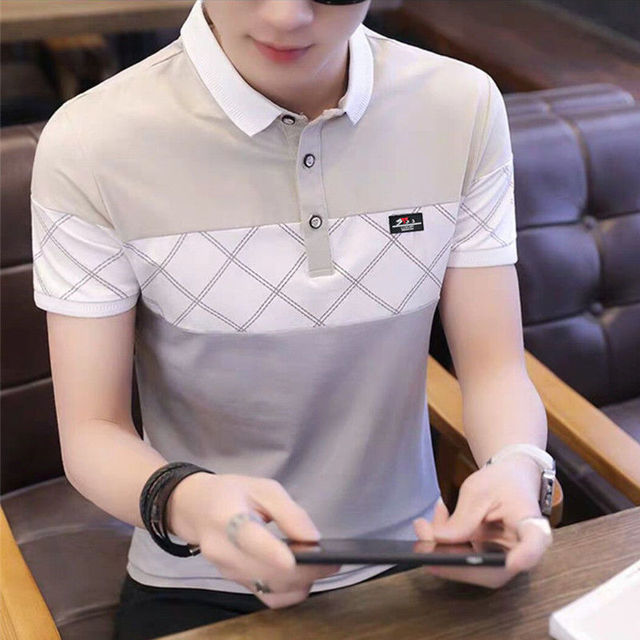 Cotton Polo Shirts Men Summer Fashion Clothing Men Tops