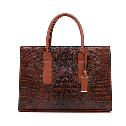 Designer Brand Handbag Crocodile Skin