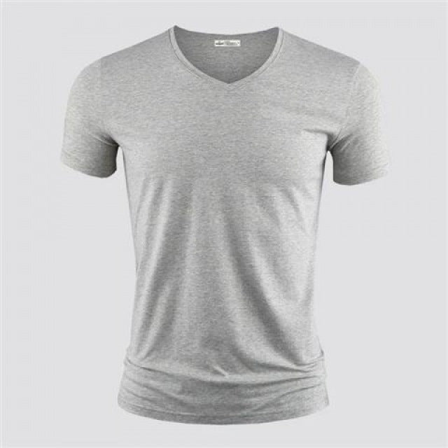 T Shirt Pure Color Short Sleeved