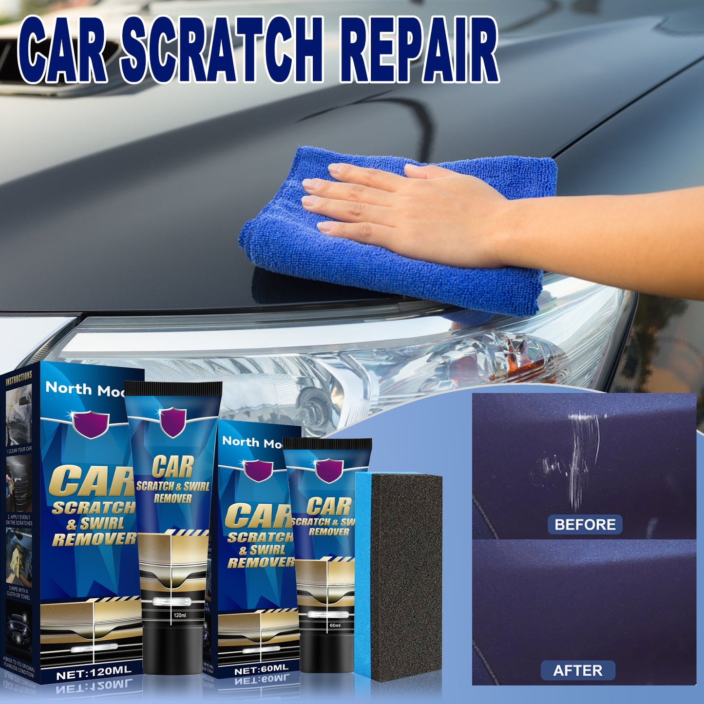 Car Scratch Remover Repair Paint