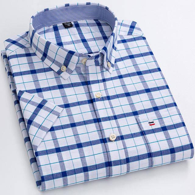 Summer Shirts Oxford Vertical Stripes