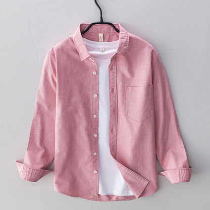 Pink Shirts For Casual Slim