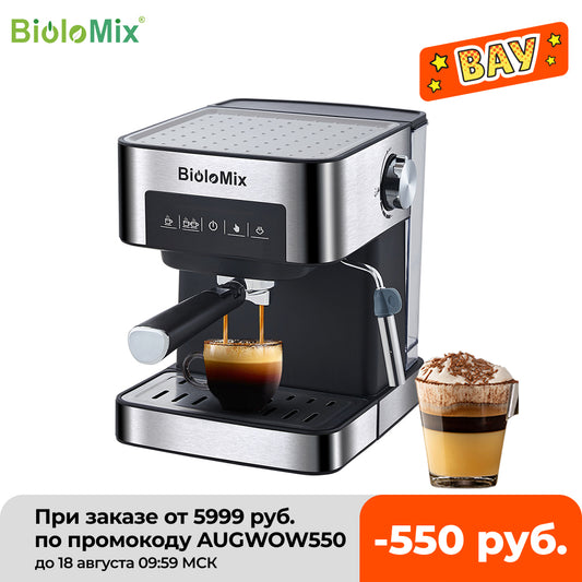 BioloMix 20 Bar Italian Type Espresso Coffee Maker