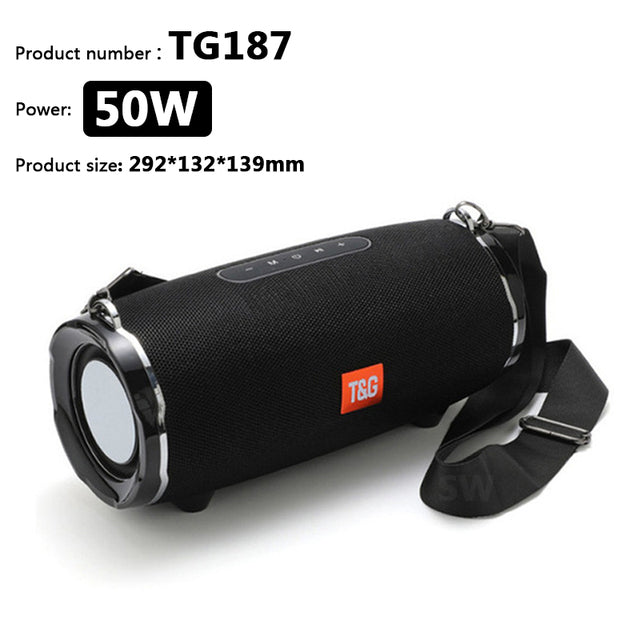 High Power Bluetooth Speaker Waterproof Portable Column