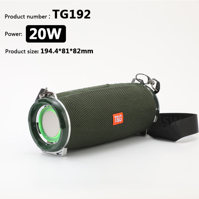 High Power Bluetooth Speaker Waterproof Portable Column