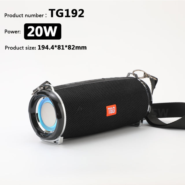 High Power Bluetooth Speaker Waterproof Portable Column