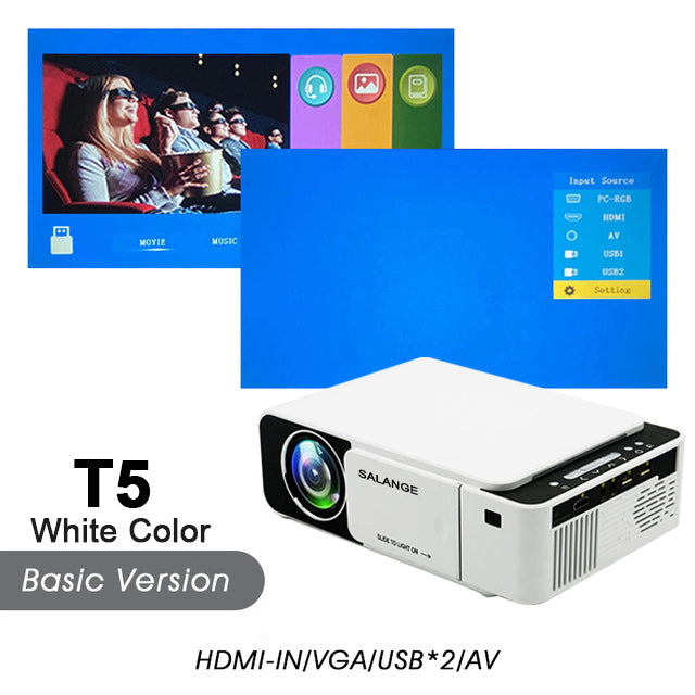 Salange T6 Projector Mini