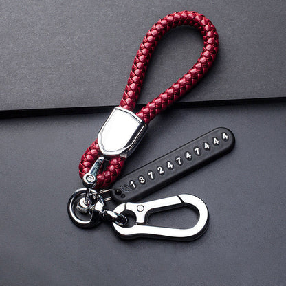 Anti-Lost Car Key Pendant Split Ring