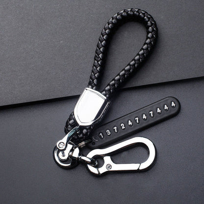 Anti-Lost Car Key Pendant Split Ring