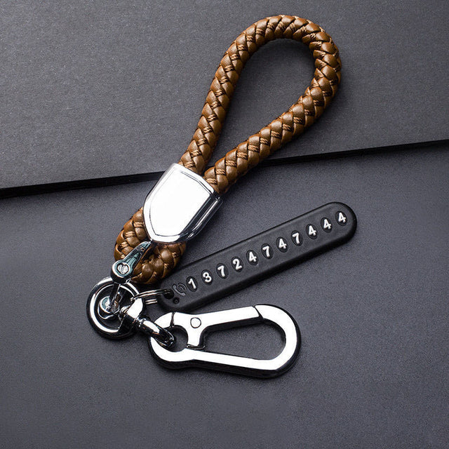 Anti-Lost Car Key Pendant Split Ring