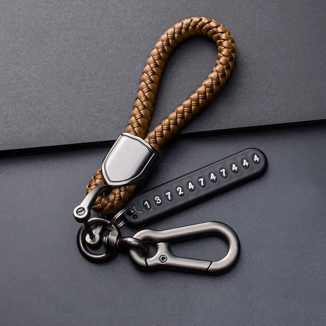 Anti-Lost Car Key Pendant Split Ring