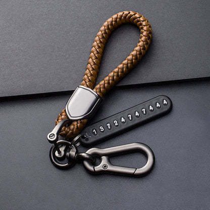 Anti-Lost Car Key Pendant Split Ring