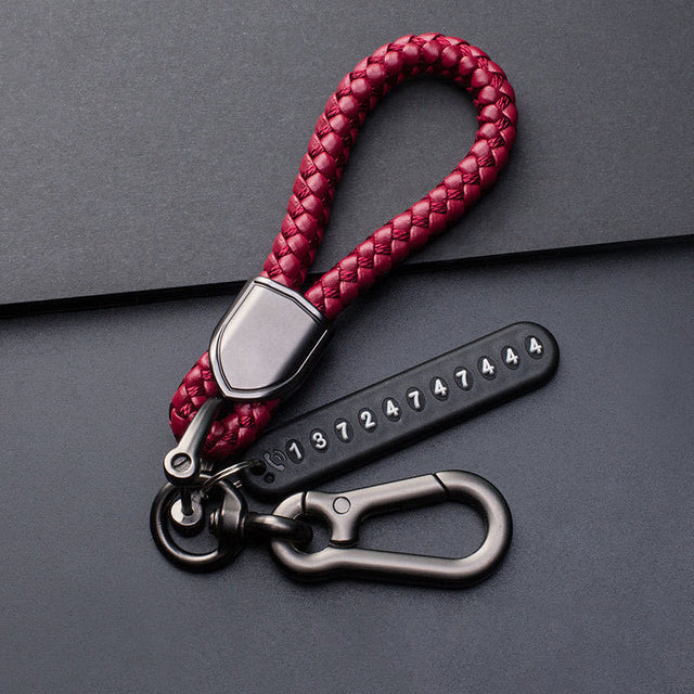 Anti-Lost Car Key Pendant Split Ring