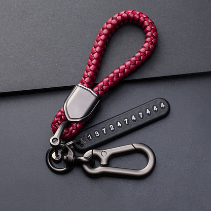 Anti-Lost Car Key Pendant Split Ring