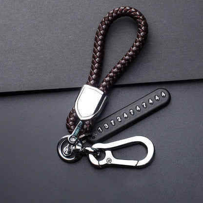 Anti-Lost Car Key Pendant Split Ring