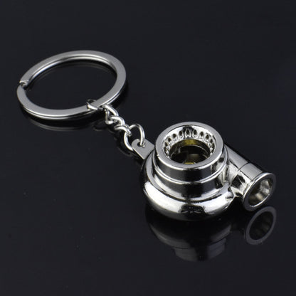 Mini Turbo Turbocharger Key chain Spinning Turbine