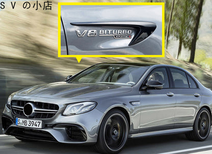 Car Air Vent Fender Side Sticker For Mercedes Benz