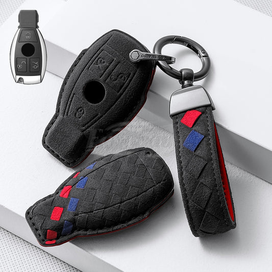 Car Alcantara Key Case Holder Wallet