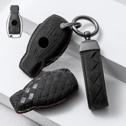 Car Alcantara Key Case Holder Wallet