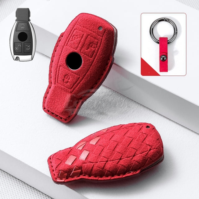 Car Alcantara Key Case Holder Wallet