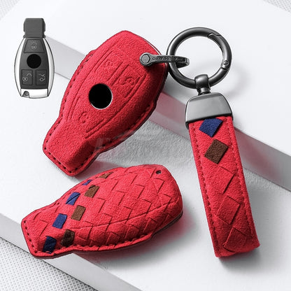 Car Alcantara Key Case Holder Wallet