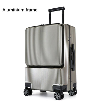 Aluminium frame trolley luggage