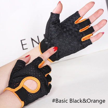 Breathable Fitness Gloves Silicone Palm