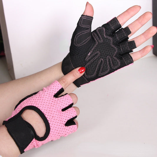 Breathable Fitness Gloves Silicone Palm