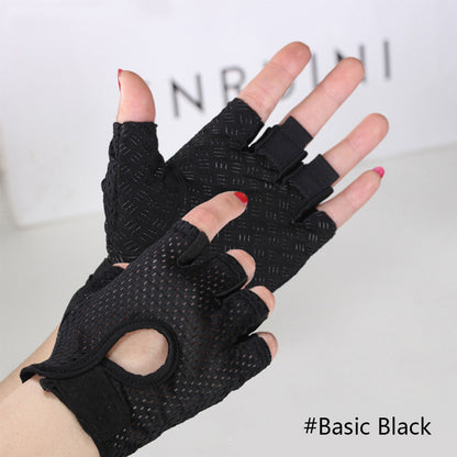 Breathable Fitness Gloves Silicone Palm